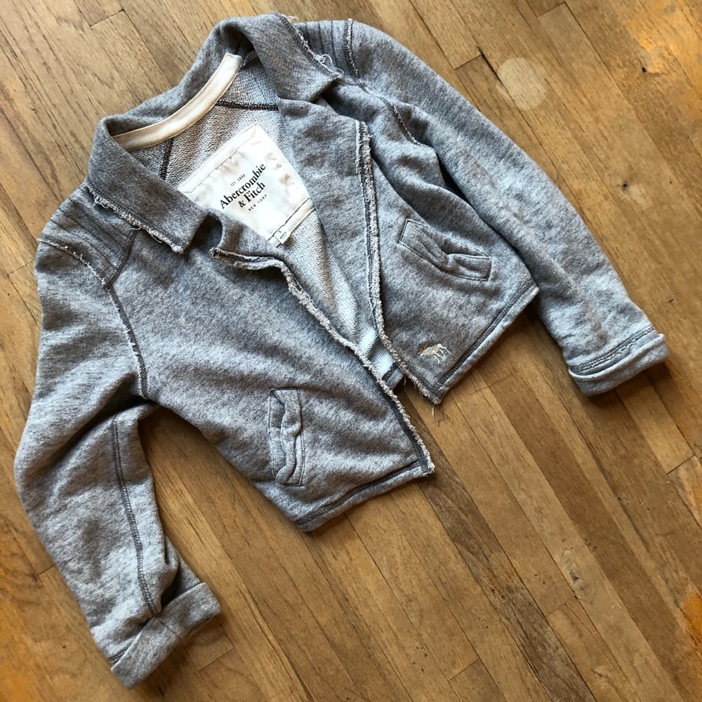 Abercrombie & Fitch Crop terry jacket